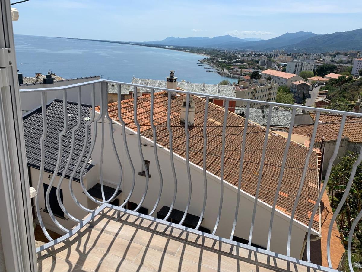 Magnifique Maison Avec Vue Mer Hauteur De Bastia Бастия Екстериор снимка
