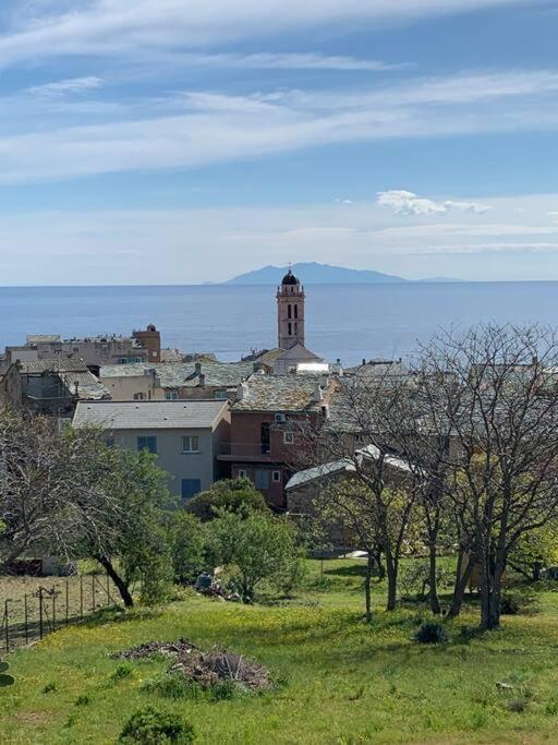 Magnifique Maison Avec Vue Mer Hauteur De Bastia Бастия Екстериор снимка