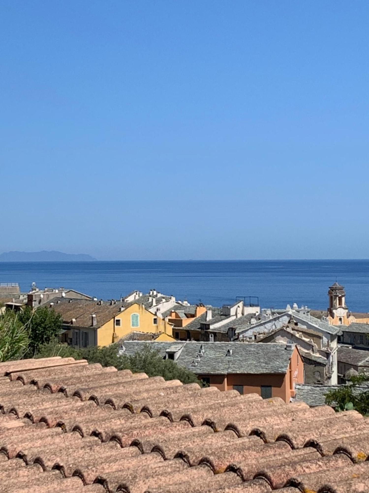 Magnifique Maison Avec Vue Mer Hauteur De Bastia Бастия Екстериор снимка