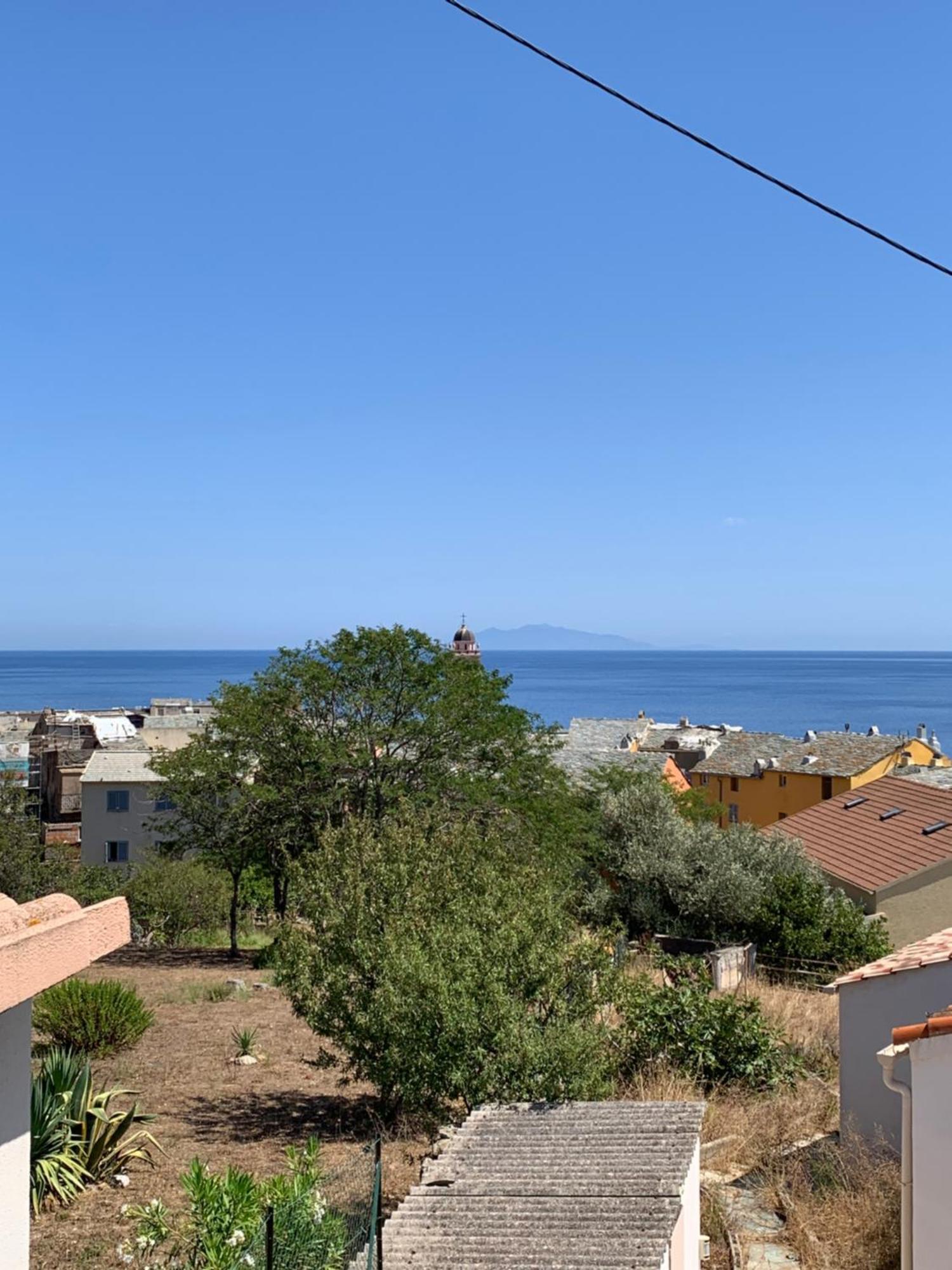 Magnifique Maison Avec Vue Mer Hauteur De Bastia Бастия Екстериор снимка